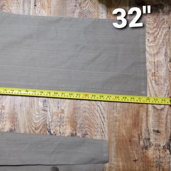 Simon Chang Plus Pants, Women's Denim, Casual Tan Wide-Leg Size 22 Lightweight - Picture 11 of 11